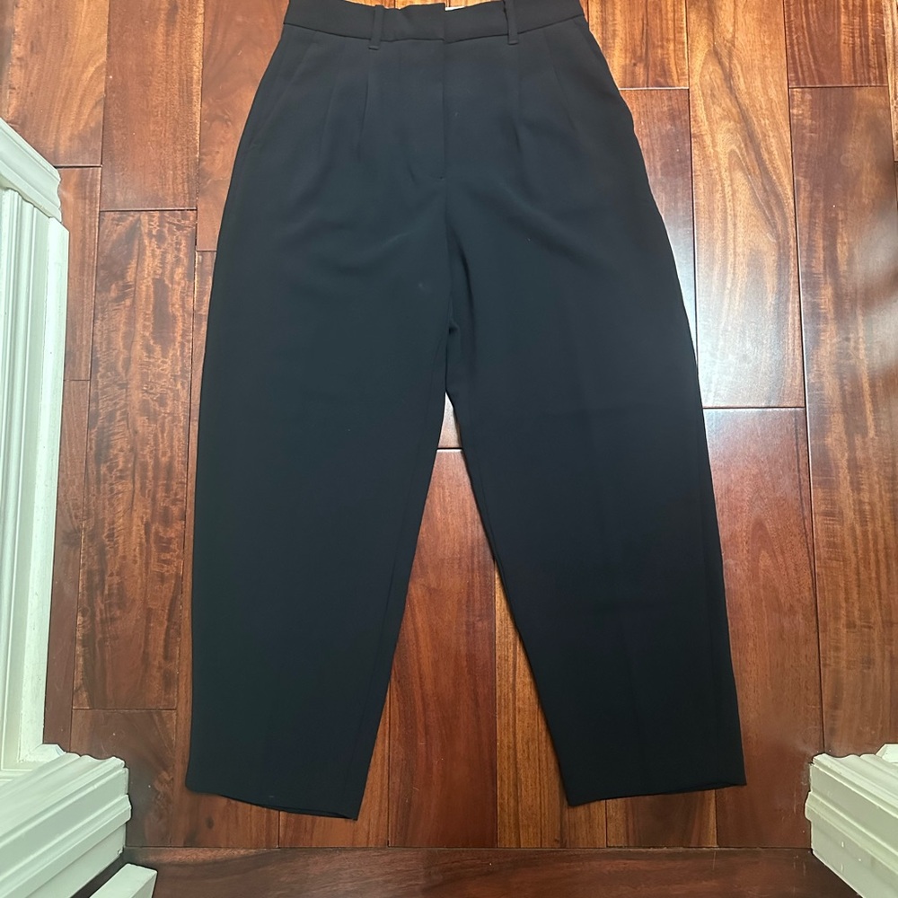 Wilfred Black Cropped Ankle Pants